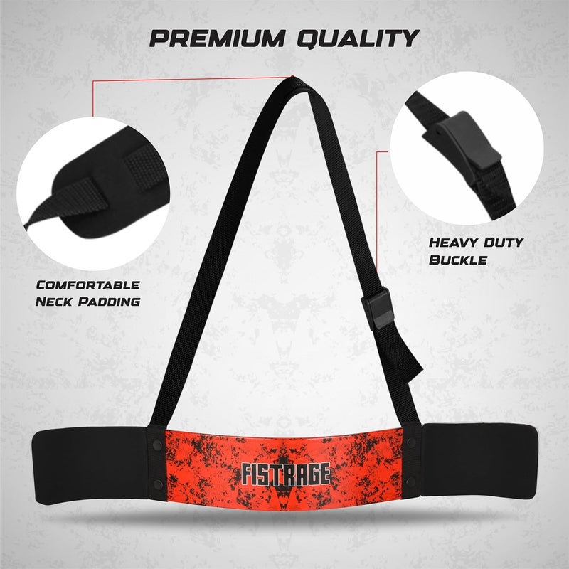 Velo FISTRAGE Arm Blaster for Biceps & Triceps Heavy Duty Aluminum Bicep Curl Isolator with Thick Neck Padding Gym & Home Workout Equipment for Weightlifting and Bodybuilding - Image 5